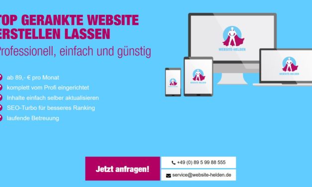 Website-Helden: Was haben die Umsatzstärksten? … ein starkes Leistungsversprechen!