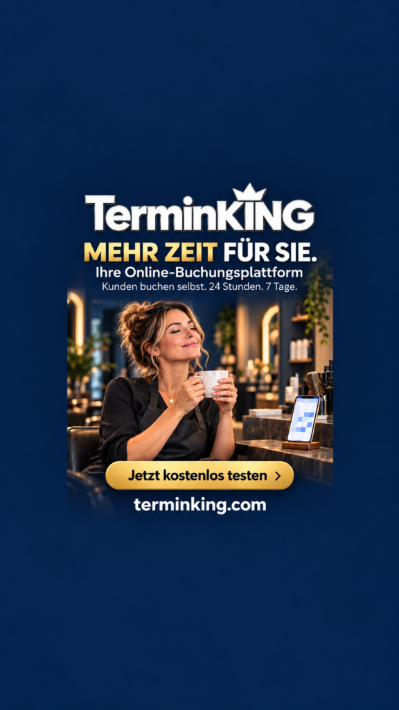 TerminKing – Mehr Zeit für Sie Online-Buchungsplattform für Ihren Betrieb. Jetzt kostenlos testen.